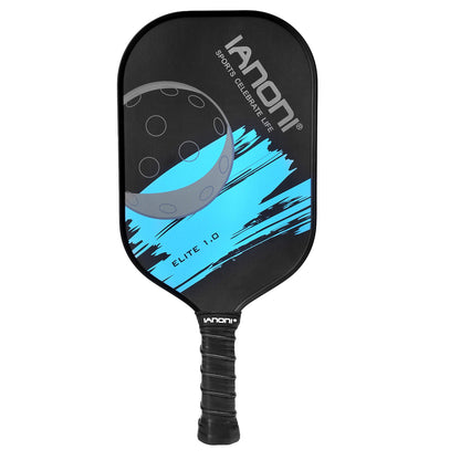 IANONI Pickleball Paddle - T700 Carbon Friction Textured Surface with High Grit & Spin and Agility, Pickleball Rackets with Highly Flexible and Fast Shot - ELITE 2.0