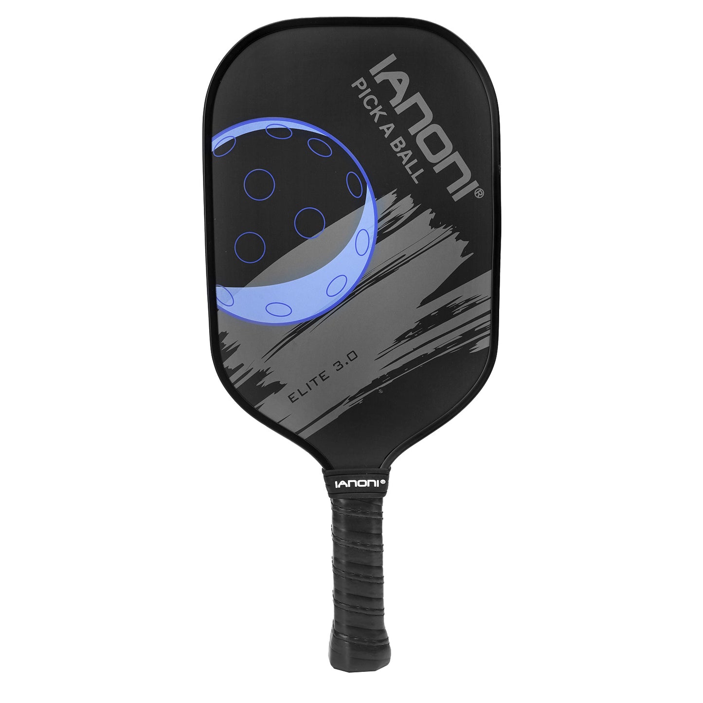 IANONI Pickleball Paddle - T700 Carbon Friction Textured Surface with High Grit&Spin and Agility, Pickleball Rackets with Highly Flexible and Fast Shot - ELITE 3.0