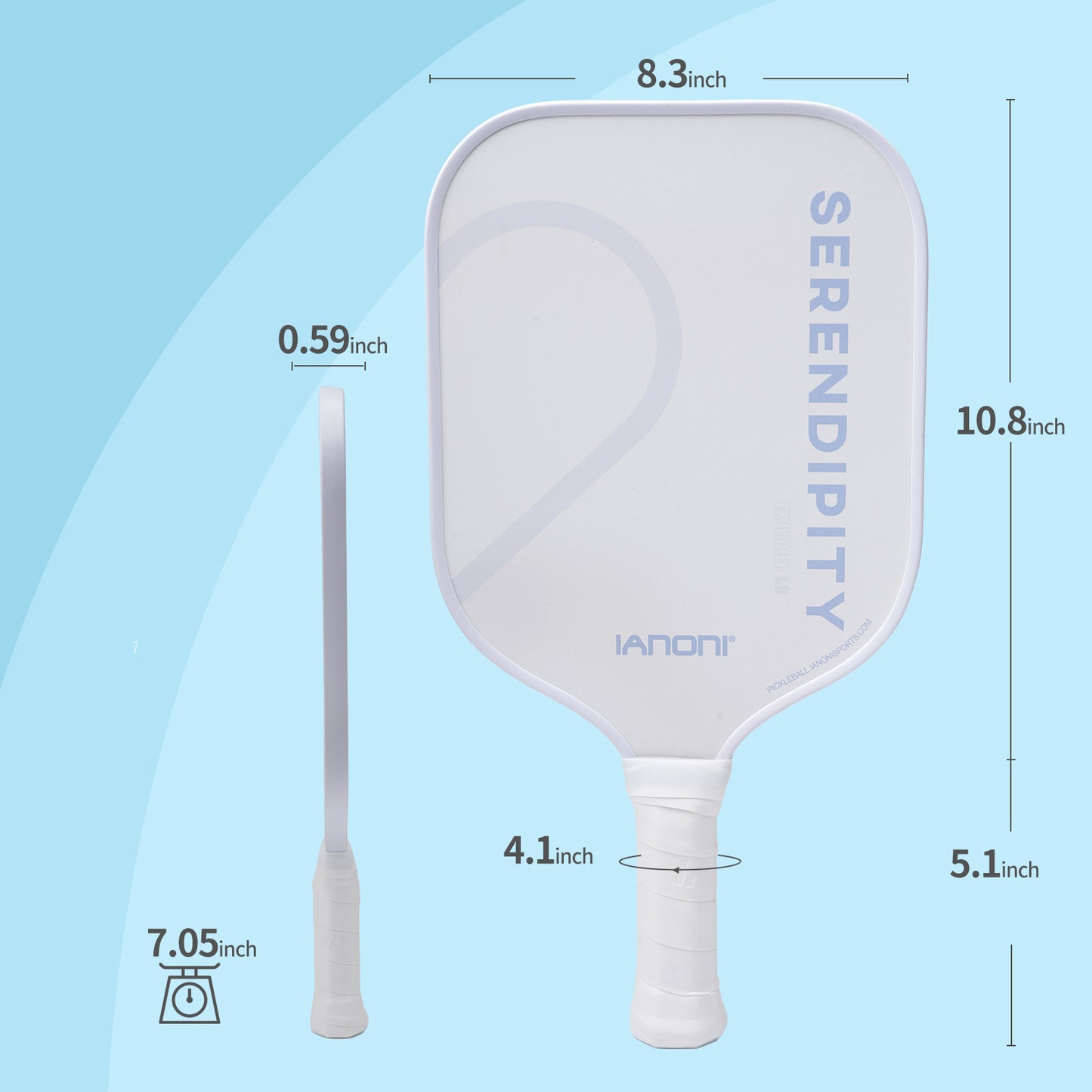 IANONI SERENDIPITY Set Hot Styles, Limited Edition Pickleball Paddle - EXPLORER1.0