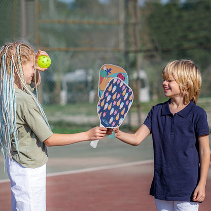 IANONI  Pickleball Paddle for Kids – Child Size Paddle for Children 12 and Under, Fiberglass Surface & Polypropylene Honeycomb Polymer Core | Premium Grip